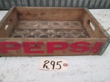 Wood Pepsi Advertising Crate