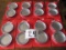 New 8 Packs Of 2 Mini Cake And Tort Pans 3.5 In