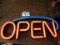 Lighted Open Sign