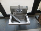 Stainless Hand Sink With Mounting Bracket