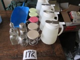 Assorted Shakers Dispensers Scoop