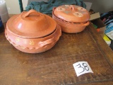 Decorative Clay Casserole Dishes