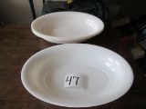 5 Large Plastic Serving Bowl