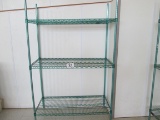 Eagle Green Coated Nsf Wire Metro Shelf