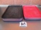 19 Assorted Plastic Food Trays
