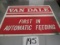 Vintage Tin Van Dale Farm Sign