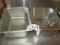 2x Half Size Buffet Pans 6