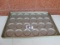 3x Full Size 24 Count Hamburger Bun Pans