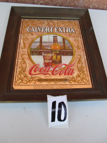 Calvert Extra Coca Cola Framed Mirror