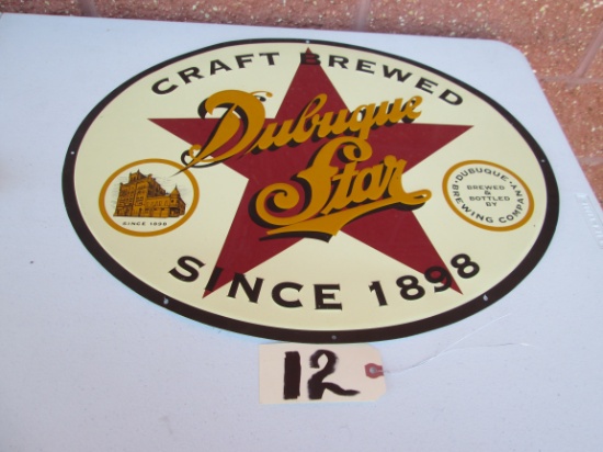 Dubuque Star Brewing Co. Tin Sign