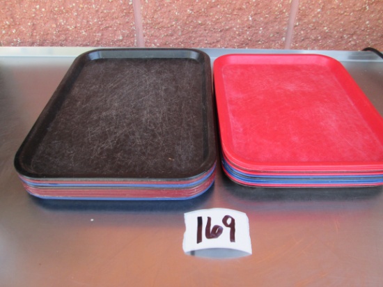 19 Assorted Plastic Food Trays