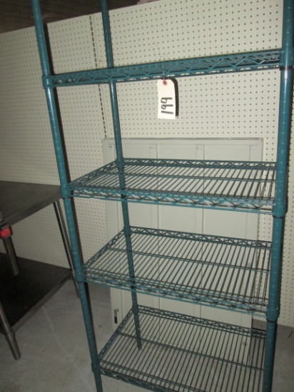 Green Coated Nsf Metro Shelf
