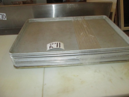 10x Full Size Aluminum Sheet Pans