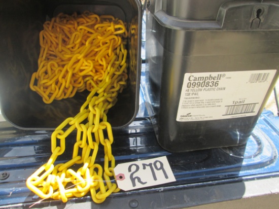 Campbell #8 Yellow Plastic Chain