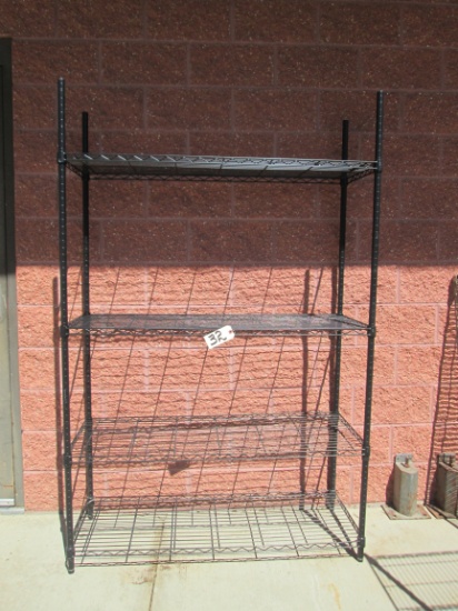 Black Wire Adjustable Shelving Unit