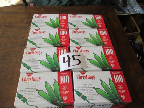 8 Packs 100 Count String Lights