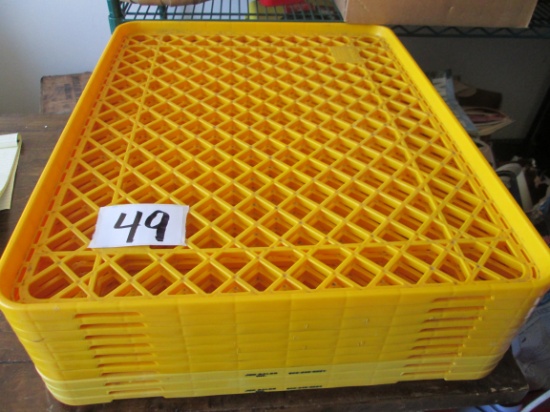 10 Plastic Bread Rack Trays