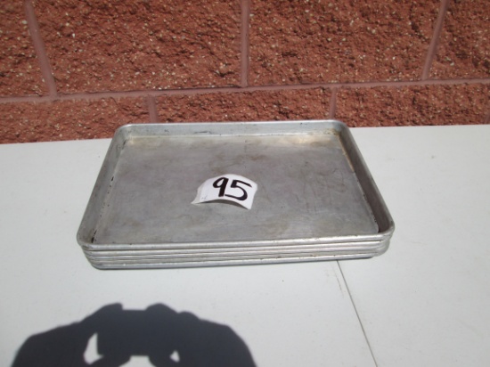 5x Aluminum Half Size Sheet Pans