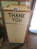 Trash Receptacle With Liner