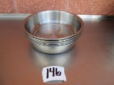 5x Chieftain Stainless Steel Bowls