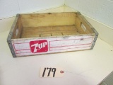 Wood 7up Wood Advertising Crate
