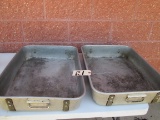 2x Aluminum Roasting Pans