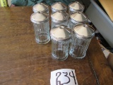 8 Glass Sugar Pourers