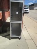Nu-vu Aluminum Transfer Cabinet On Casters