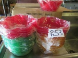 Basket Ease 24 Count Assorted Color Fruit Bowls
