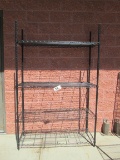 Black Wire Adjustable Shelving Unit