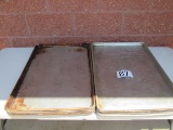10x Full Size Aluminum Sheet Pans