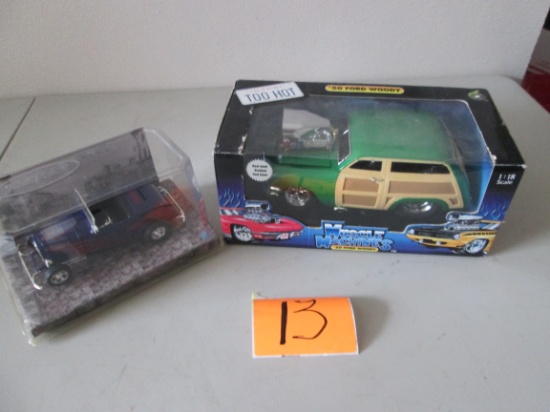 2x Die Cast Collectible Cars