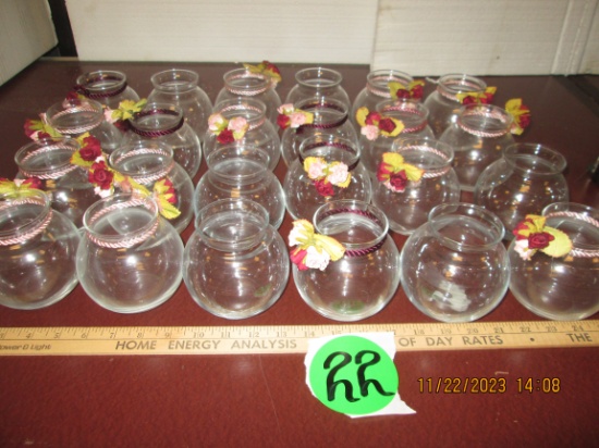 24 Decorative Candle Centerpiece Bowls