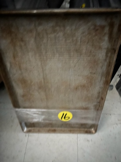 5 Full Size Screen Perforated Baking Pans 25 3/4 X 18