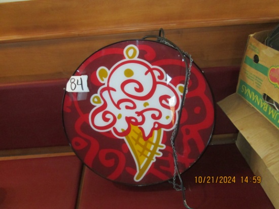 Hanging Double Sided Ice Cream Light