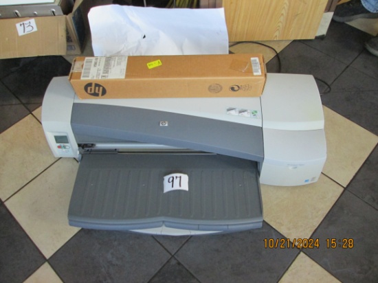 Hp DesignJet 1100 Large Format Printer with New Roll Paper