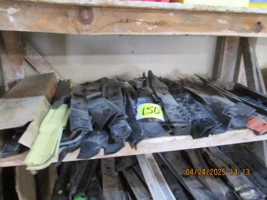 Shelf of Lg. Qty of Lawn Mower Blades