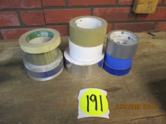 Asst Rolls Of Tape