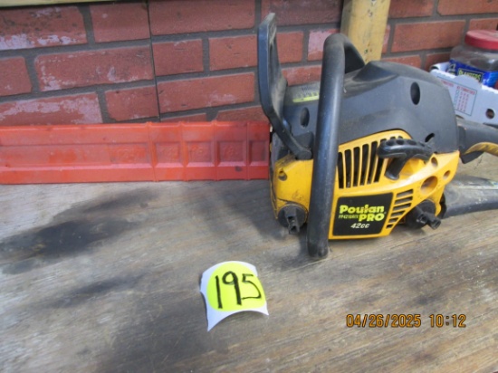 Poulon Pro PP4218AVX 42cc Chainsaw Runs