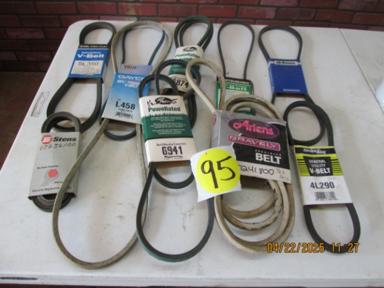 10 Asst. Belts