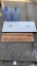 Wall shelf to hang tools small countertop two water jugs