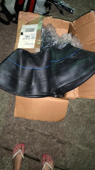 Box of new inner tubes