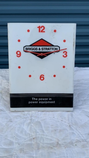 Briggs & Stratton battery clock