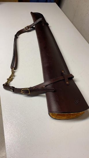 Tucker leather scabbard. This was bought when the Henry was bought. Super n