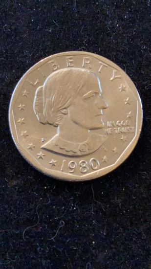 1980 Susan B Anthony Dollar