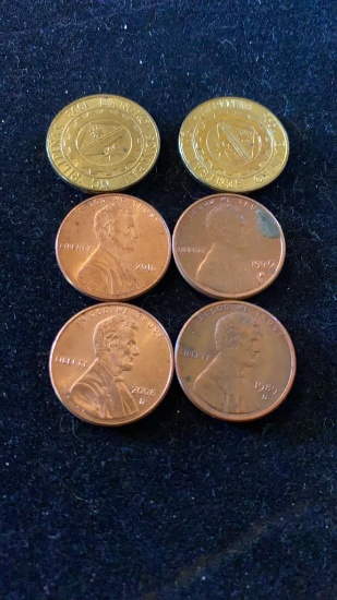 Philippians money & 4 pennies