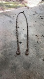 1 big chain. Hooks on both ends.