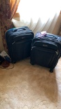 Samsonite rolling suitcases and misc