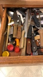 Contents of drawer kitchen gadgets