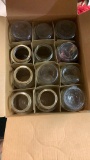 Canning jars and misc